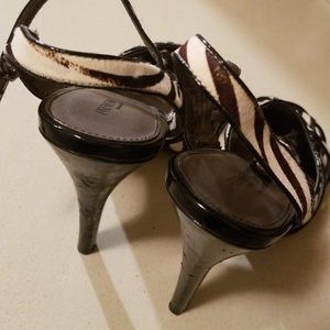 Zebra prints heels